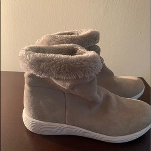 Suede ankle boots